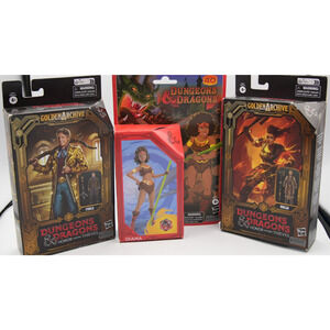 Dungeons & Dragons Action Figure Set – Golden Archive Holga, Forge & Diana – New